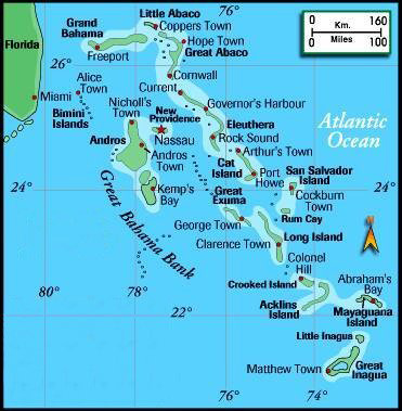 Bahamas Map